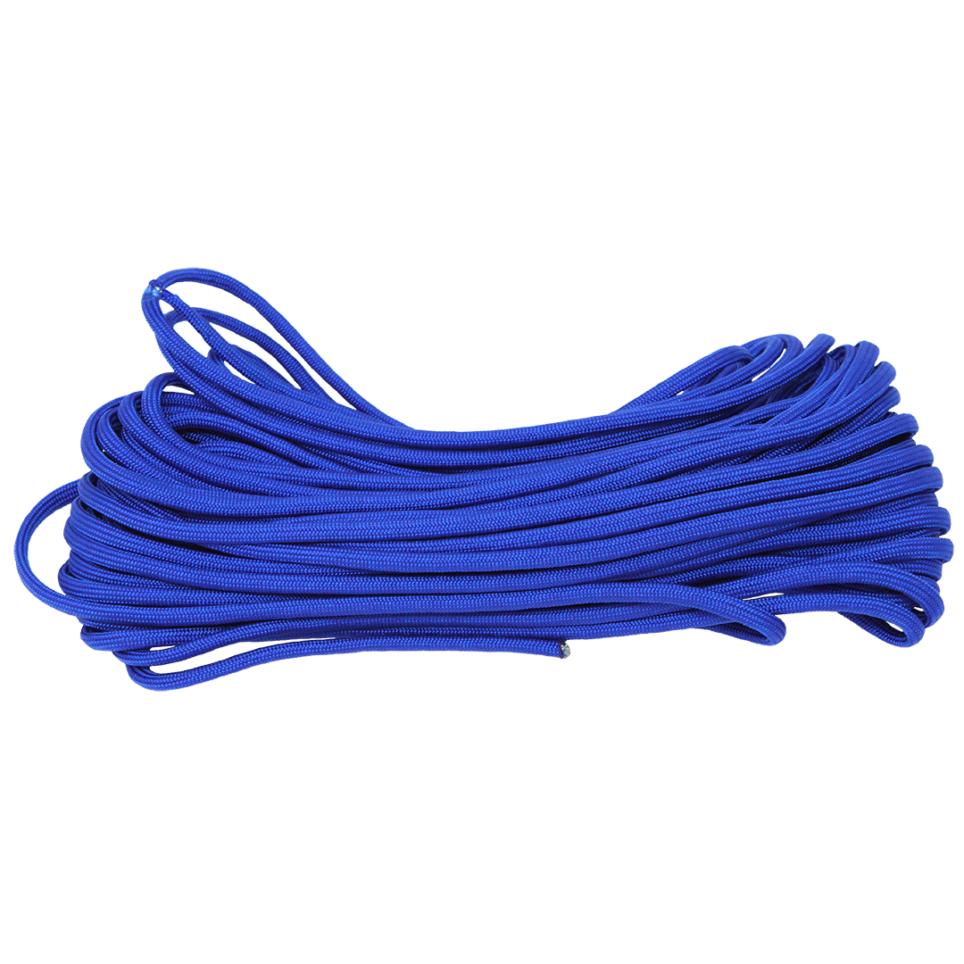 2m paracorde bleu ciel 4,5mm x 2mm - 7 fils - corde nylon gainé